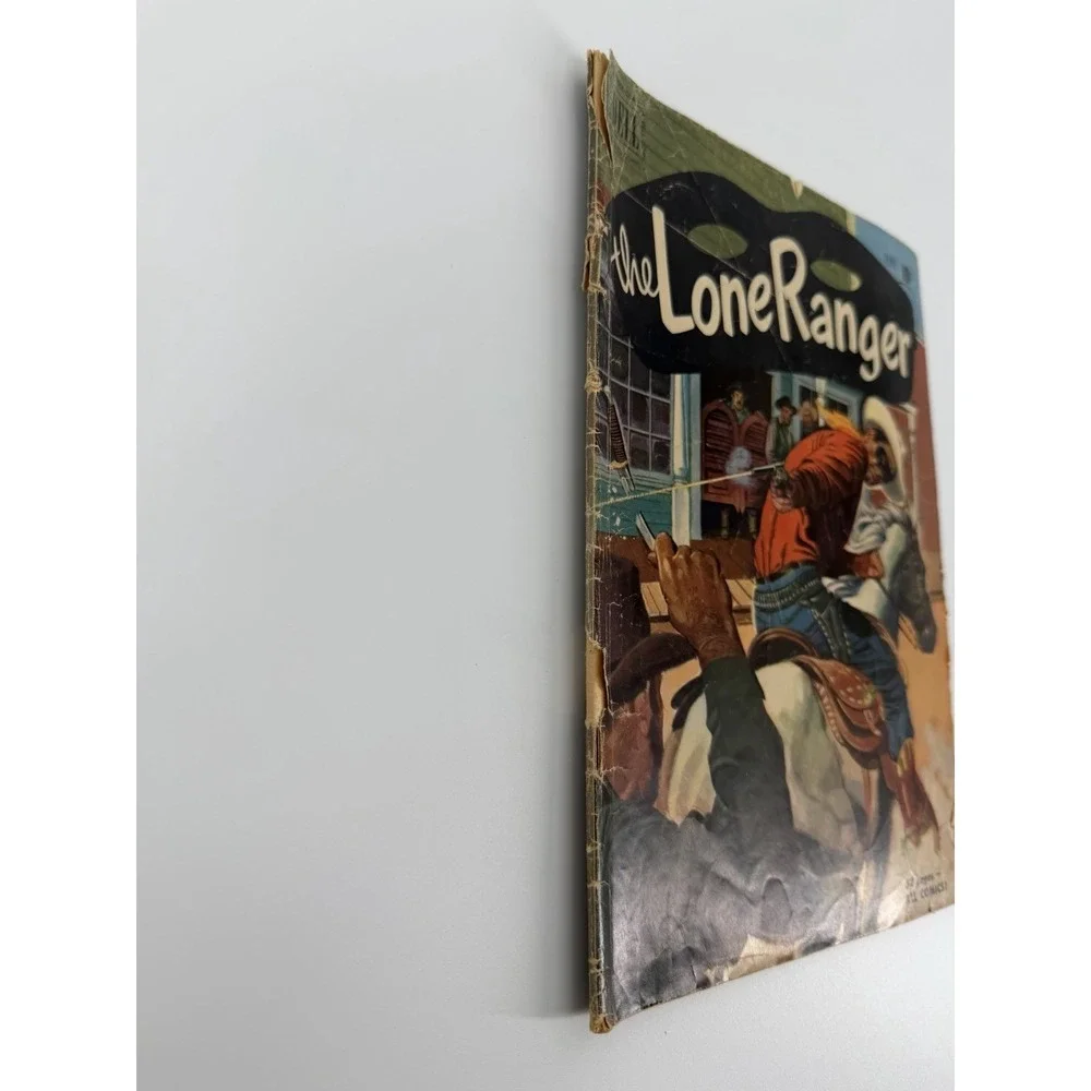 Dell Comics The Lone Ranger #36 1951 Golden Age Vintage Comic Lone Ranger 10¢